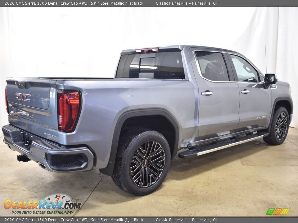 2020 GMC Sierra 1500 Denali Crew Cab 4WD Satin Steel Metallic / Jet Black Photo #10