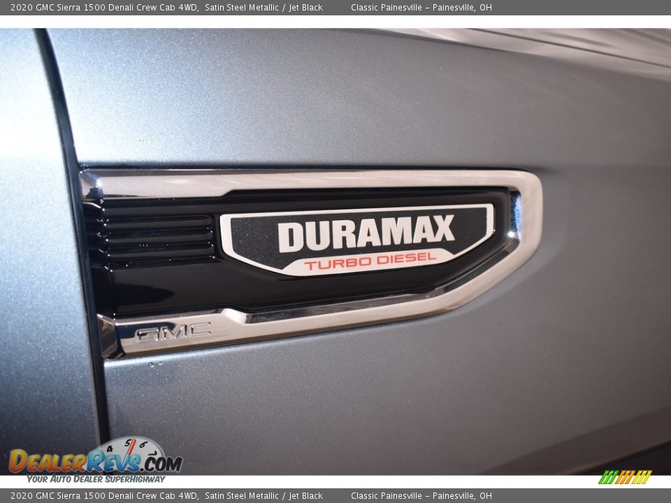 2020 GMC Sierra 1500 Denali Crew Cab 4WD Satin Steel Metallic / Jet Black Photo #14