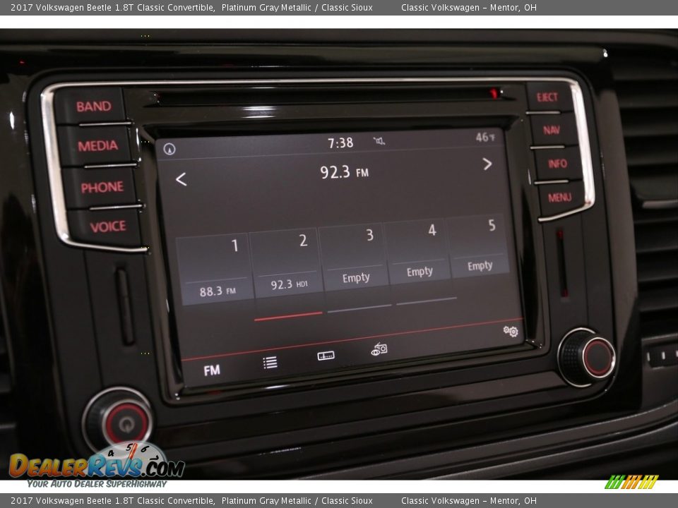 Controls of 2017 Volkswagen Beetle 1.8T Classic Convertible Photo #10