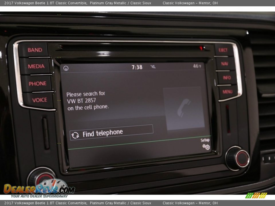 2017 Volkswagen Beetle 1.8T Classic Convertible Platinum Gray Metallic / Classic Sioux Photo #11