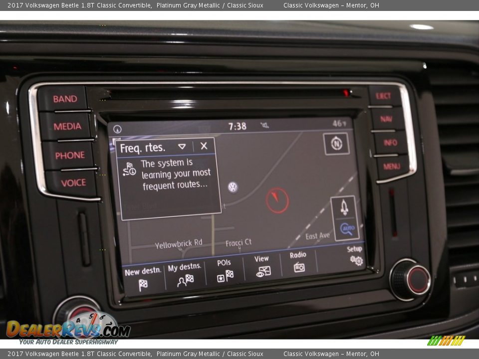 2017 Volkswagen Beetle 1.8T Classic Convertible Platinum Gray Metallic / Classic Sioux Photo #12