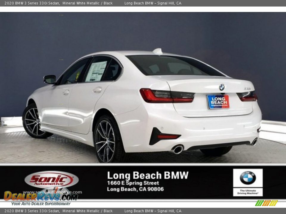 2020 BMW 3 Series 330i Sedan Mineral White Metallic / Black Photo #2