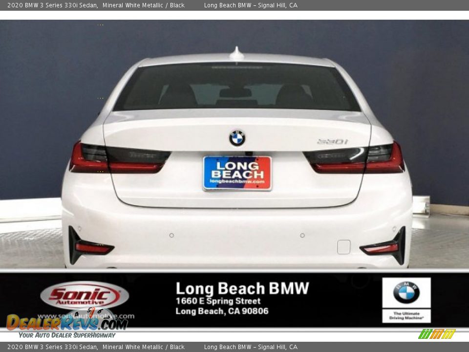2020 BMW 3 Series 330i Sedan Mineral White Metallic / Black Photo #3