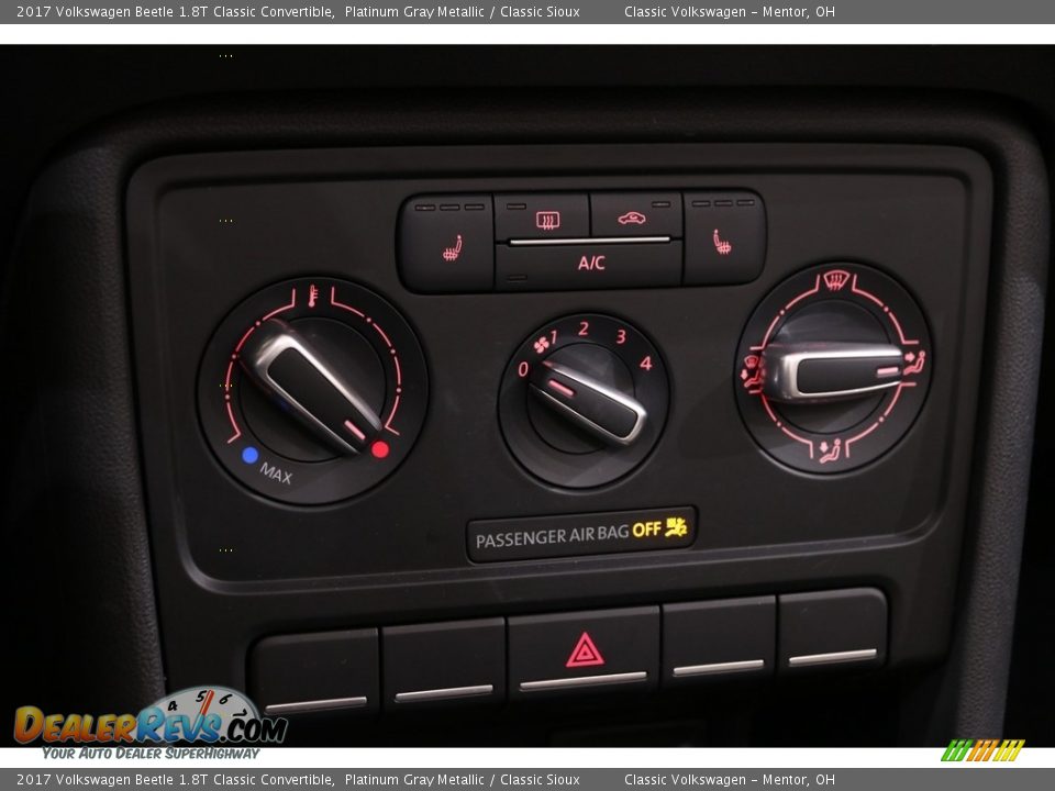 2017 Volkswagen Beetle 1.8T Classic Convertible Platinum Gray Metallic / Classic Sioux Photo #13