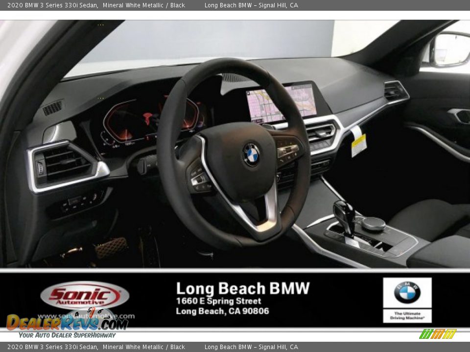 2020 BMW 3 Series 330i Sedan Mineral White Metallic / Black Photo #4