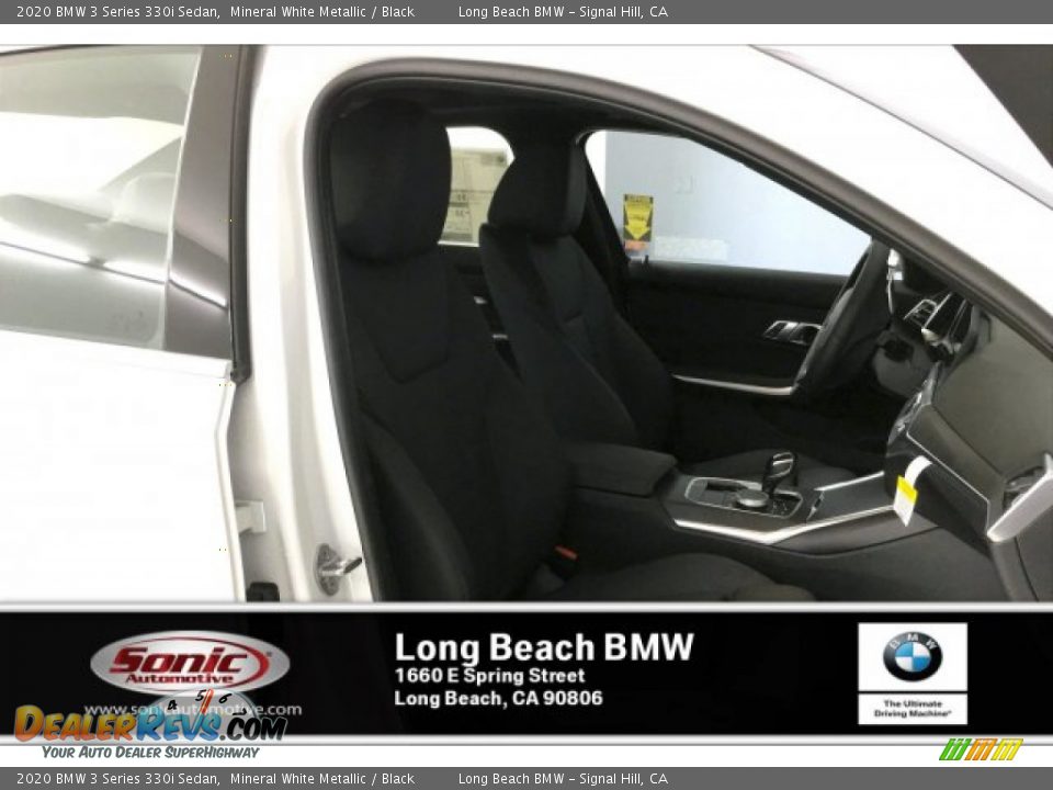 2020 BMW 3 Series 330i Sedan Mineral White Metallic / Black Photo #7