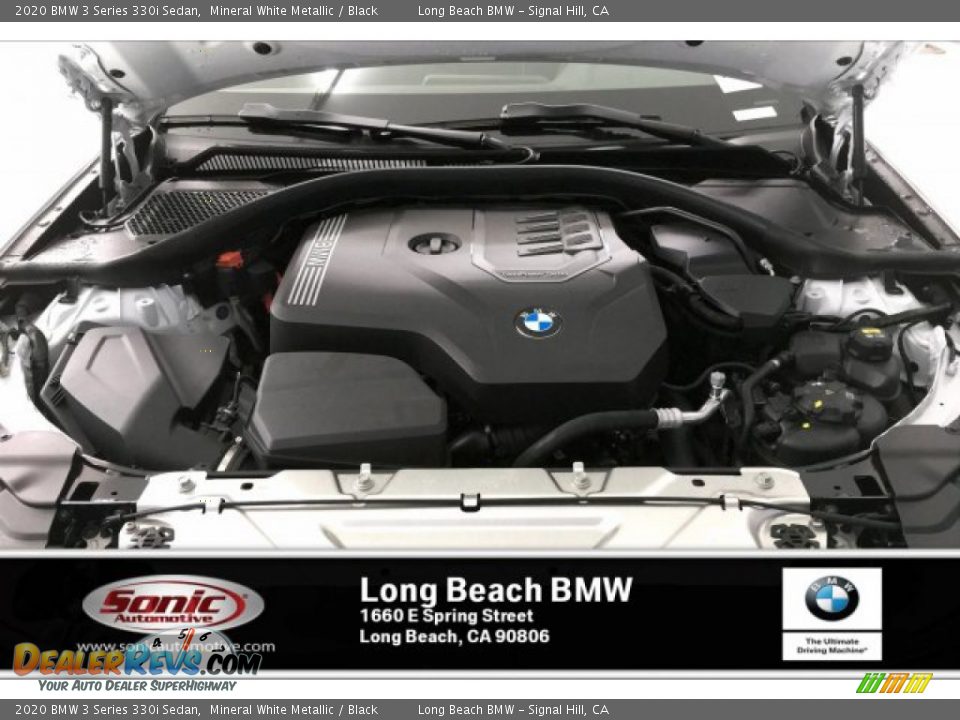 2020 BMW 3 Series 330i Sedan Mineral White Metallic / Black Photo #8