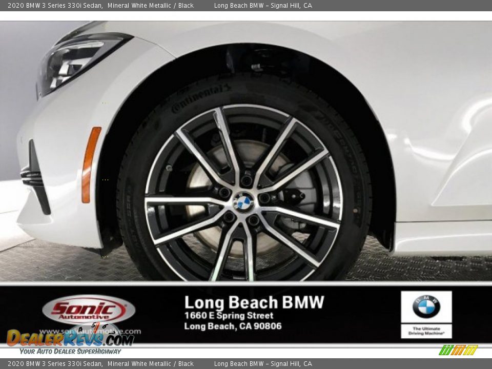 2020 BMW 3 Series 330i Sedan Mineral White Metallic / Black Photo #9