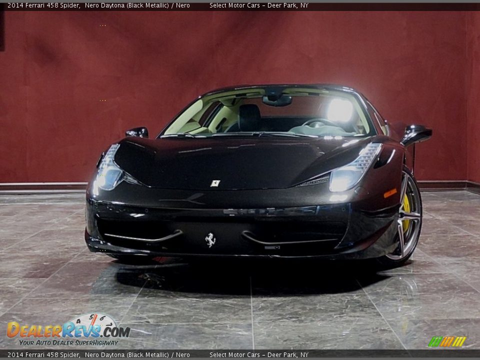 2014 Ferrari 458 Spider Nero Daytona (Black Metallic) / Nero Photo #1