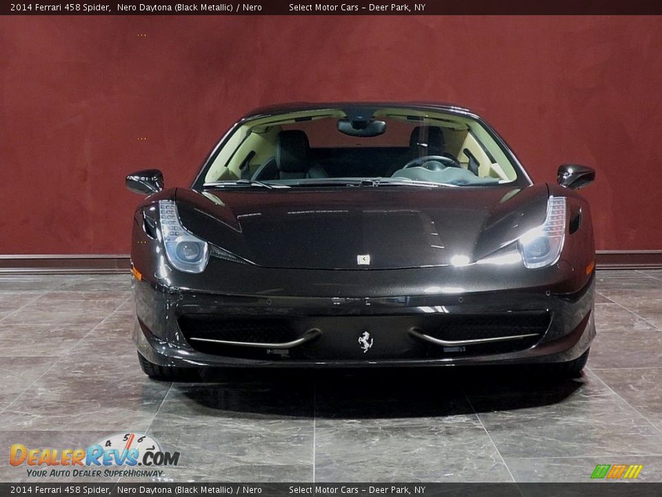 2014 Ferrari 458 Spider Nero Daytona (Black Metallic) / Nero Photo #2