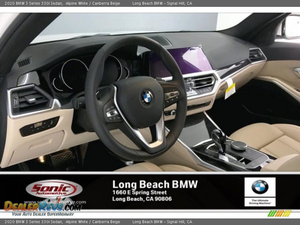 2020 BMW 3 Series 330i Sedan Alpine White / Canberra Beige Photo #4