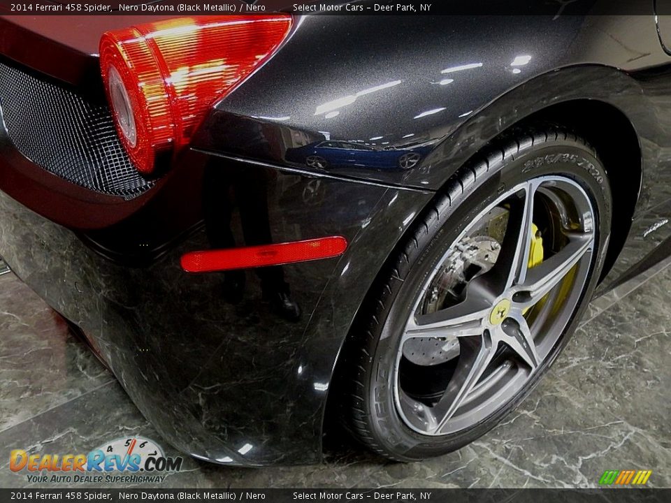 2014 Ferrari 458 Spider Nero Daytona (Black Metallic) / Nero Photo #7