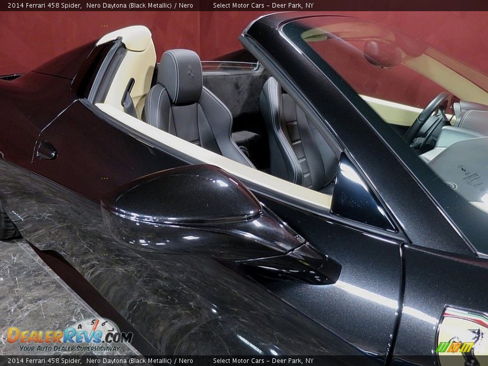 2014 Ferrari 458 Spider Nero Daytona (Black Metallic) / Nero Photo #13