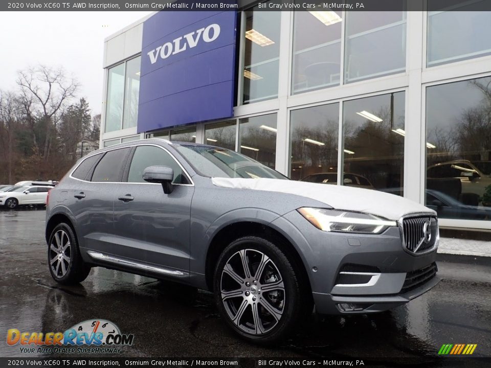 Front 3/4 View of 2020 Volvo XC60 T5 AWD Inscription Photo #1