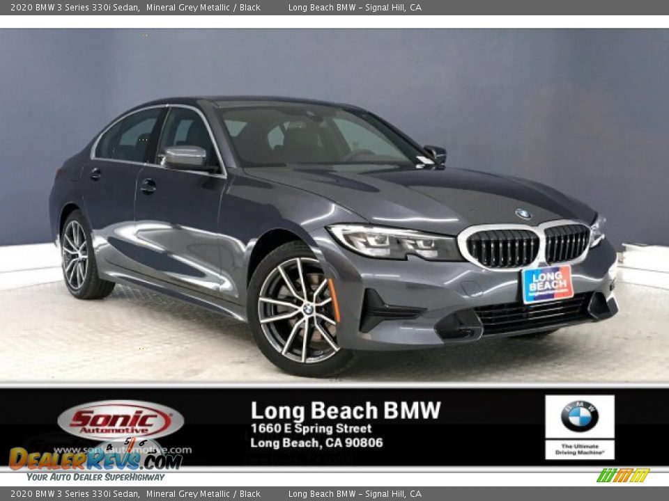 2020 BMW 3 Series 330i Sedan Mineral Grey Metallic / Black Photo #1