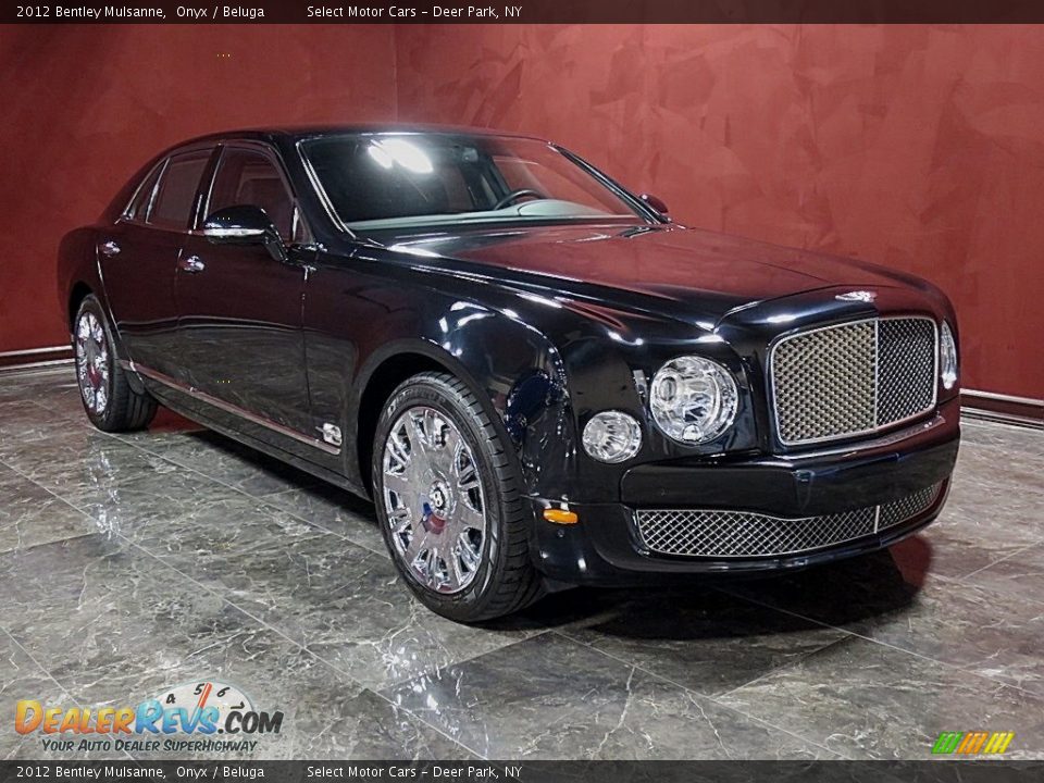 2012 Bentley Mulsanne Onyx / Beluga Photo #3