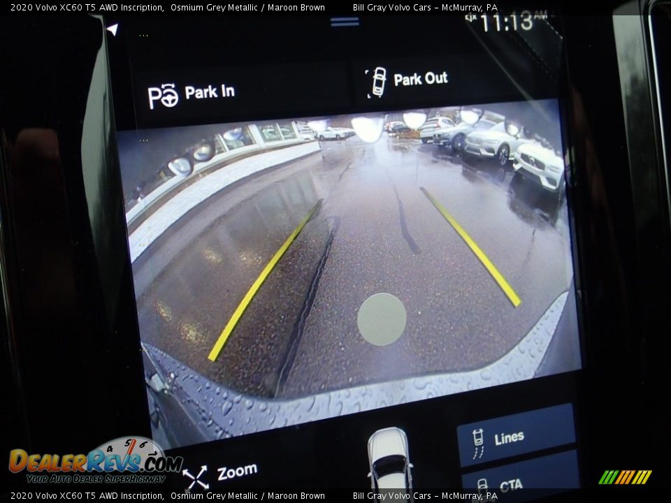 2020 Volvo XC60 T5 AWD Inscription Osmium Grey Metallic / Maroon Brown Photo #15