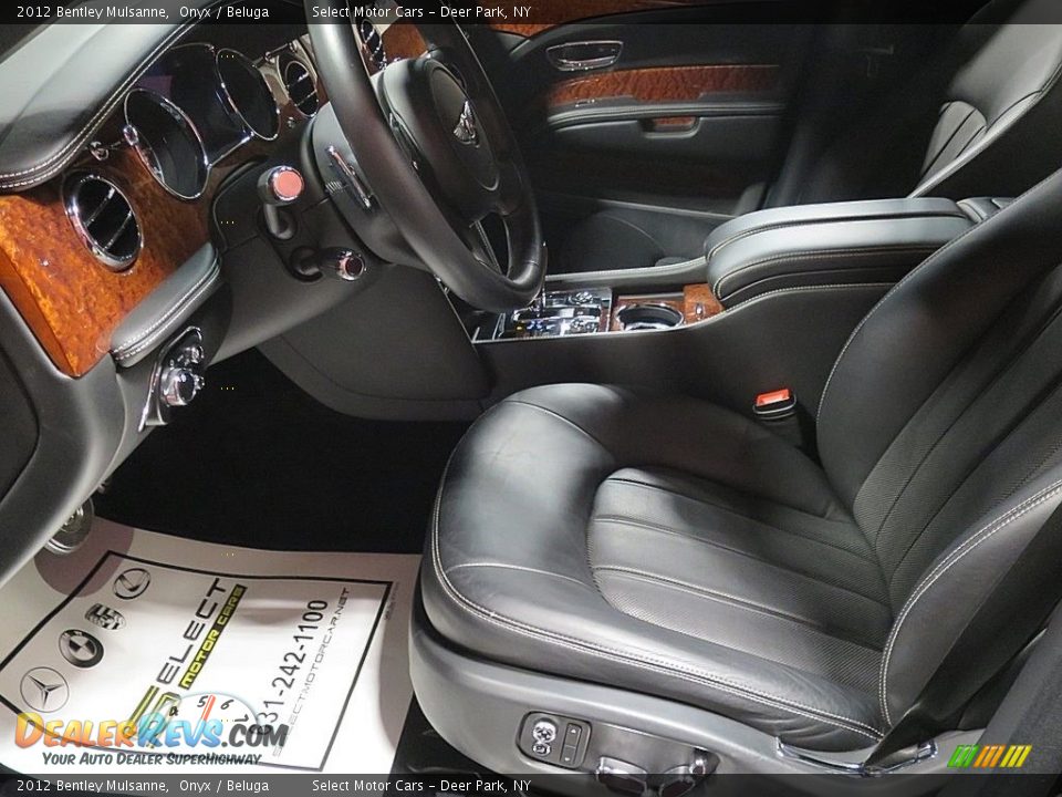 Front Seat of 2012 Bentley Mulsanne  Photo #8