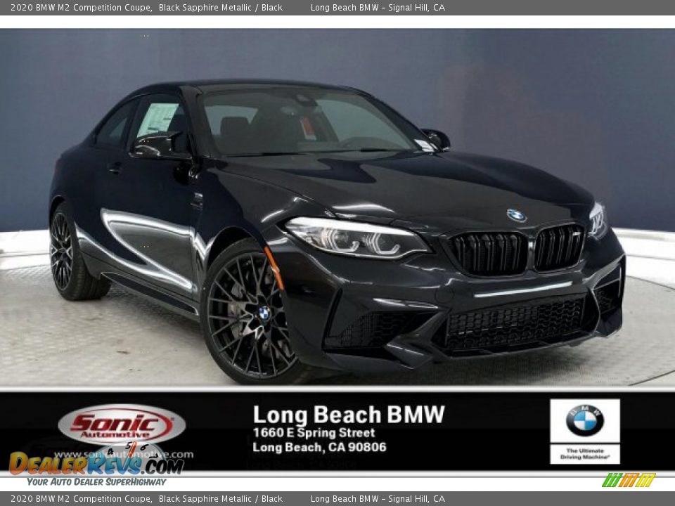 2020 BMW M2 Competition Coupe Black Sapphire Metallic / Black Photo #1
