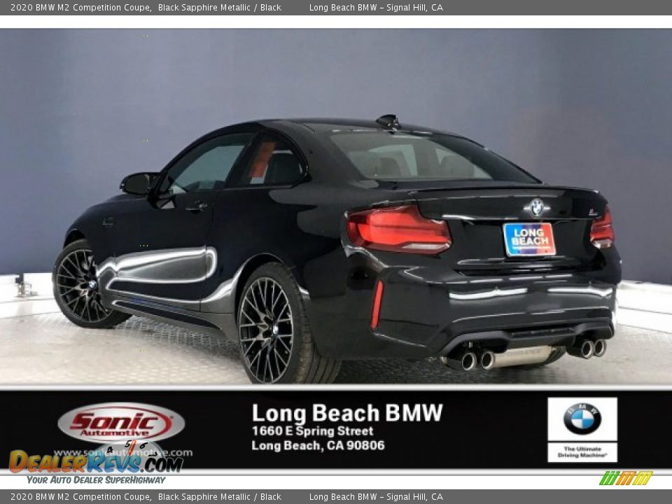 2020 BMW M2 Competition Coupe Black Sapphire Metallic / Black Photo #2