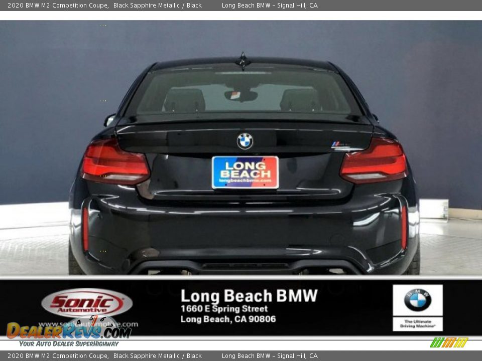 2020 BMW M2 Competition Coupe Black Sapphire Metallic / Black Photo #3