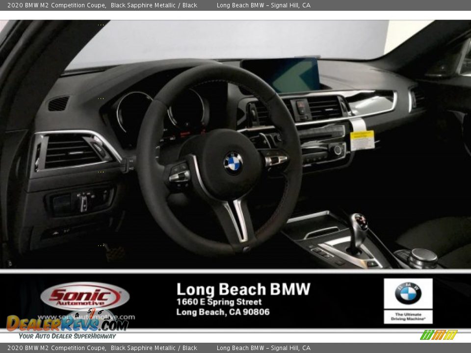 2020 BMW M2 Competition Coupe Black Sapphire Metallic / Black Photo #4