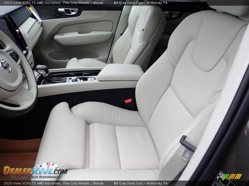 Front Seat of 2020 Volvo XC60 T6 AWD Inscription Photo #7
