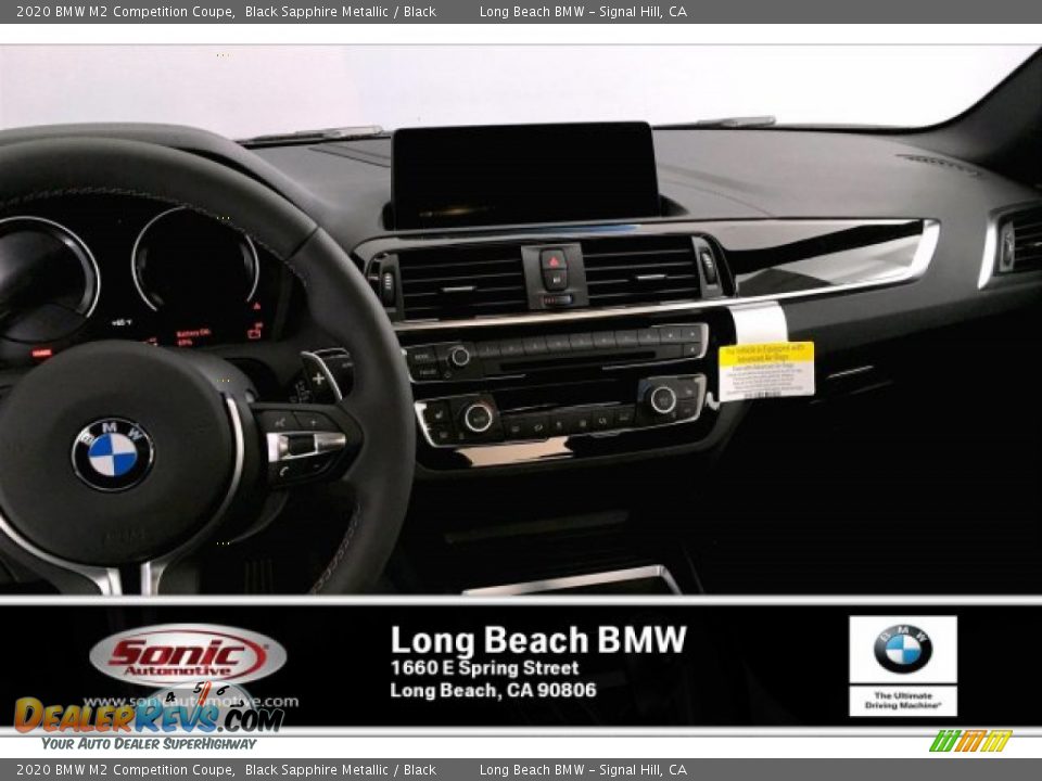 2020 BMW M2 Competition Coupe Black Sapphire Metallic / Black Photo #5