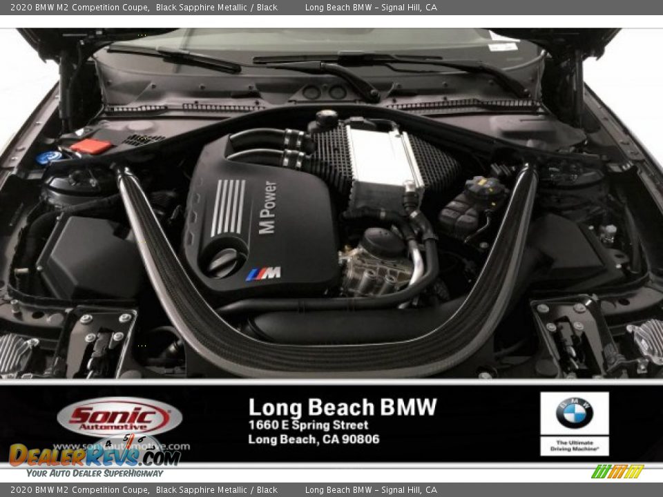 2020 BMW M2 Competition Coupe Black Sapphire Metallic / Black Photo #8