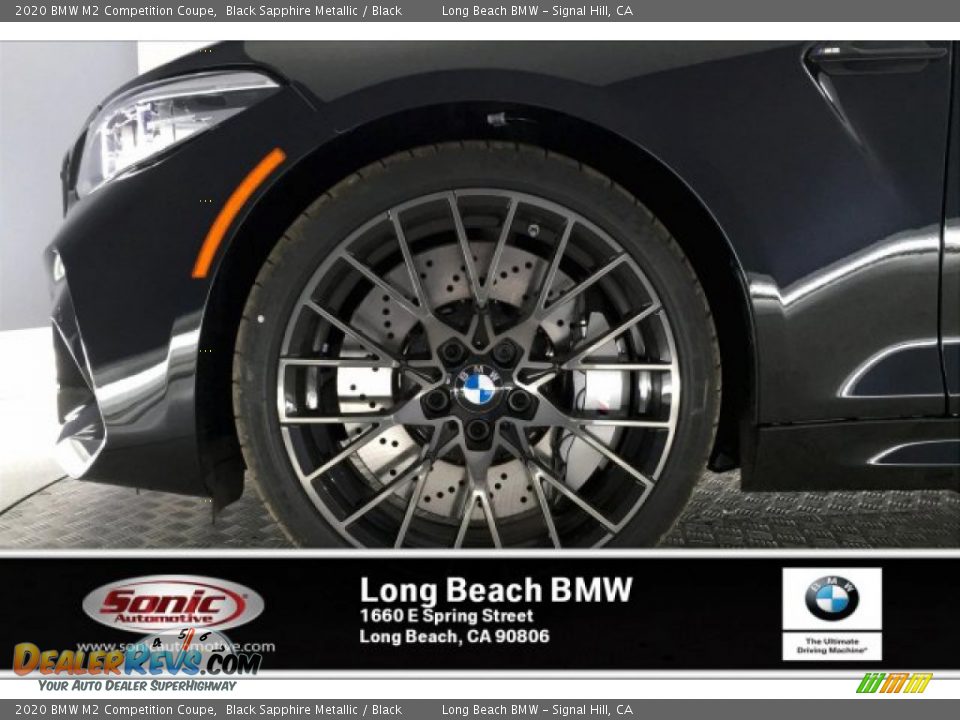 2020 BMW M2 Competition Coupe Black Sapphire Metallic / Black Photo #9
