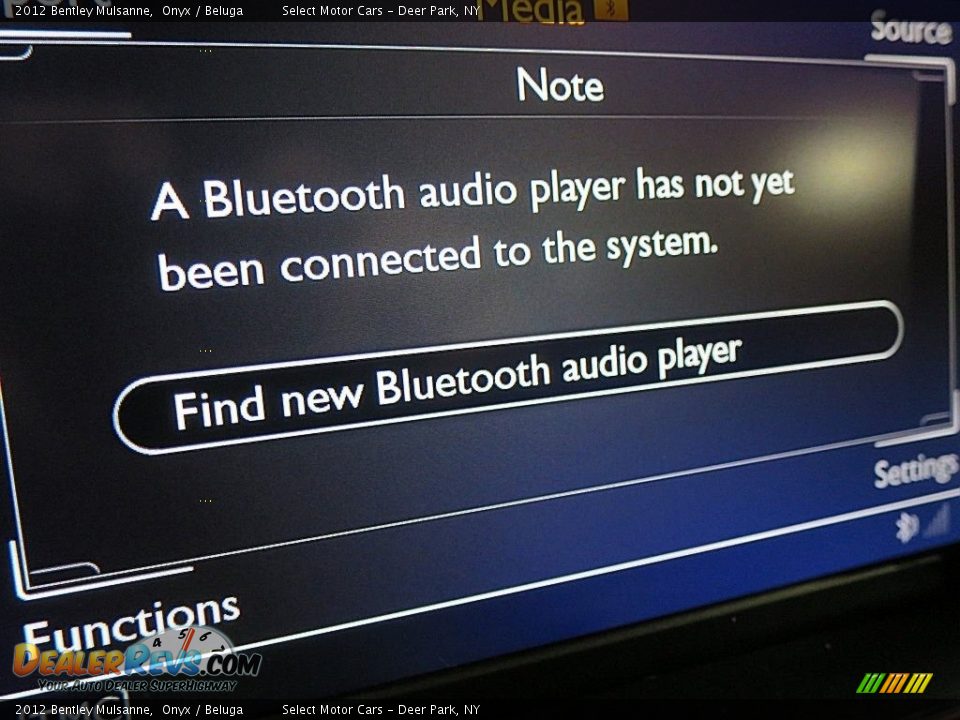 2012 Bentley Mulsanne Onyx / Beluga Photo #20