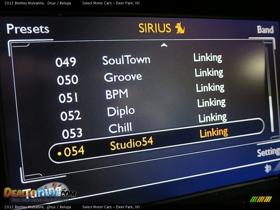 2012 Bentley Mulsanne Onyx / Beluga Photo #21