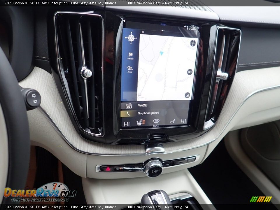 Controls of 2020 Volvo XC60 T6 AWD Inscription Photo #14