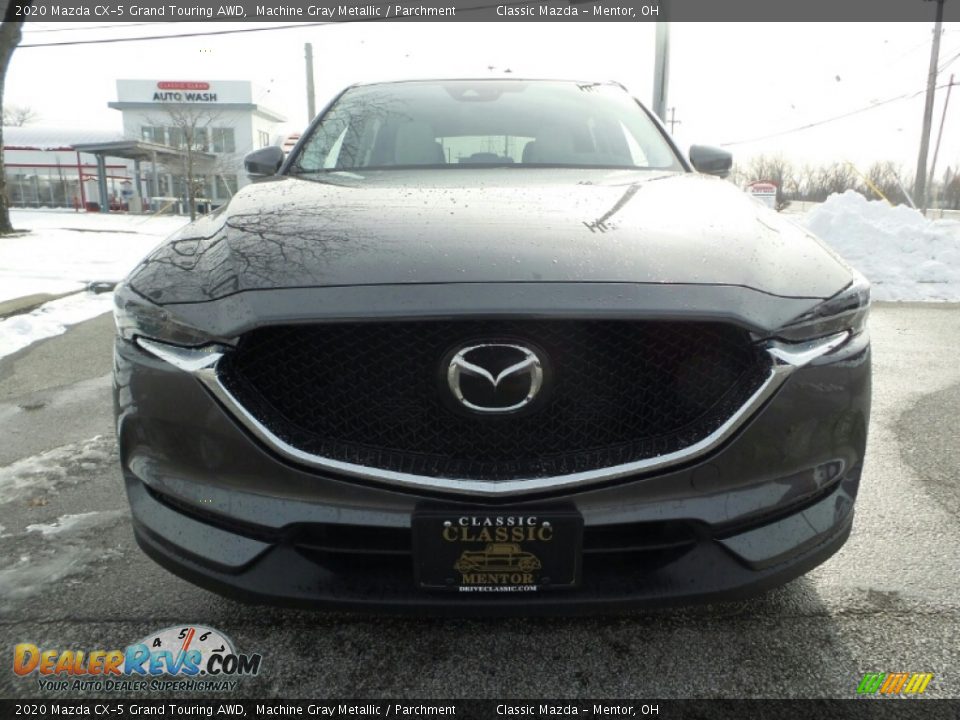 2020 Mazda CX-5 Grand Touring AWD Machine Gray Metallic / Parchment Photo #2