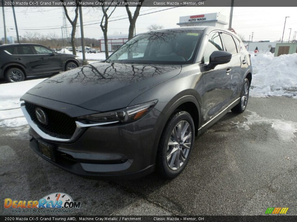 2020 Mazda CX-5 Grand Touring AWD Machine Gray Metallic / Parchment Photo #3