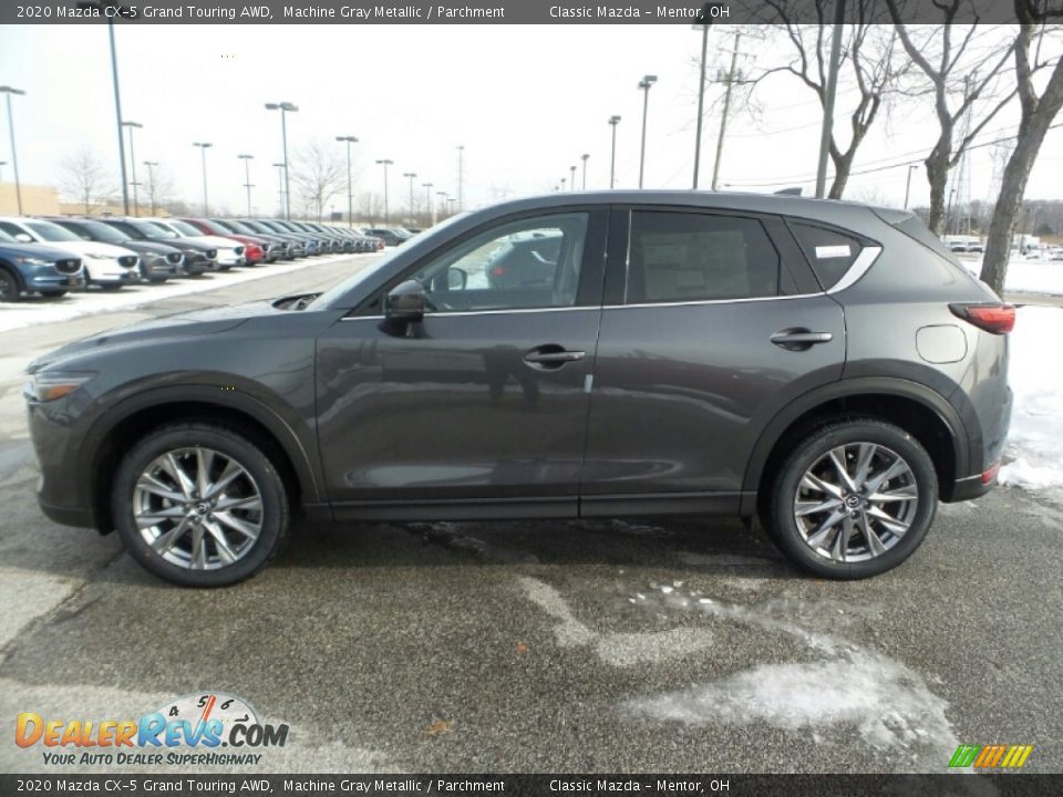 Machine Gray Metallic 2020 Mazda CX-5 Grand Touring AWD Photo #4
