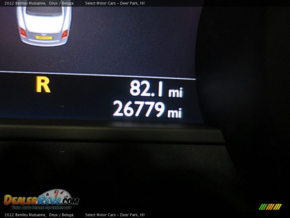 2012 Bentley Mulsanne Onyx / Beluga Photo #25