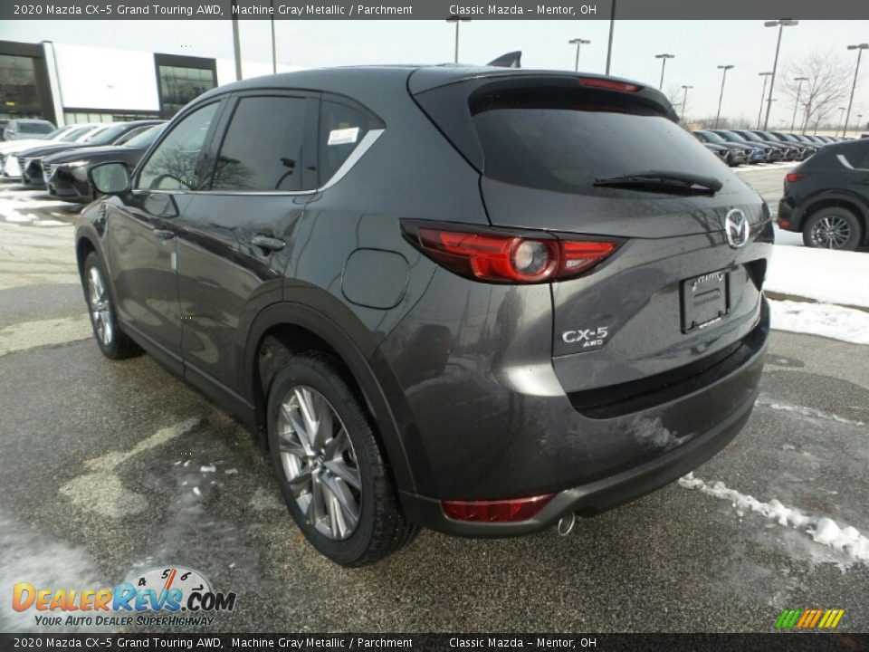 2020 Mazda CX-5 Grand Touring AWD Machine Gray Metallic / Parchment Photo #5
