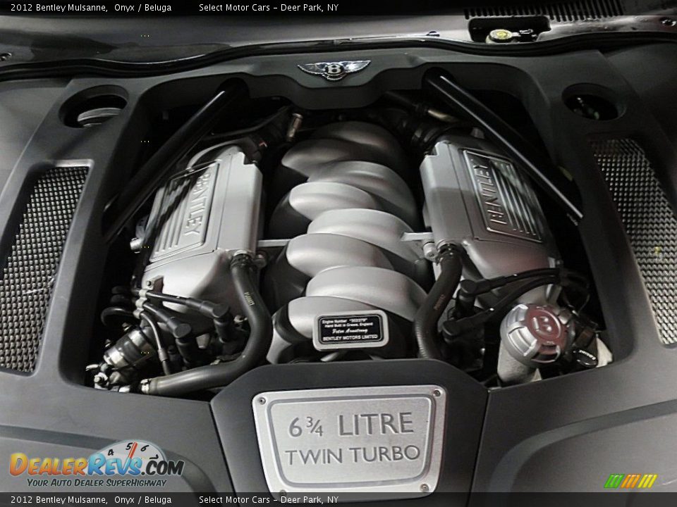 2012 Bentley Mulsanne  6.75 Liter Twin-Turbocharged OHV 16-Valve VVT V8 Engine Photo #26