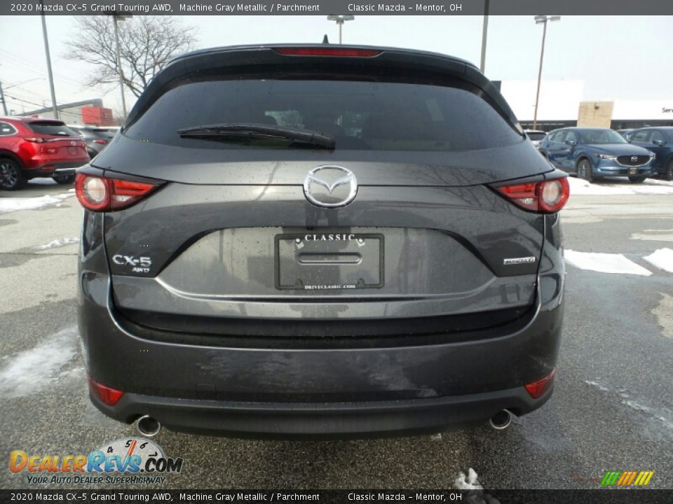 2020 Mazda CX-5 Grand Touring AWD Machine Gray Metallic / Parchment Photo #6