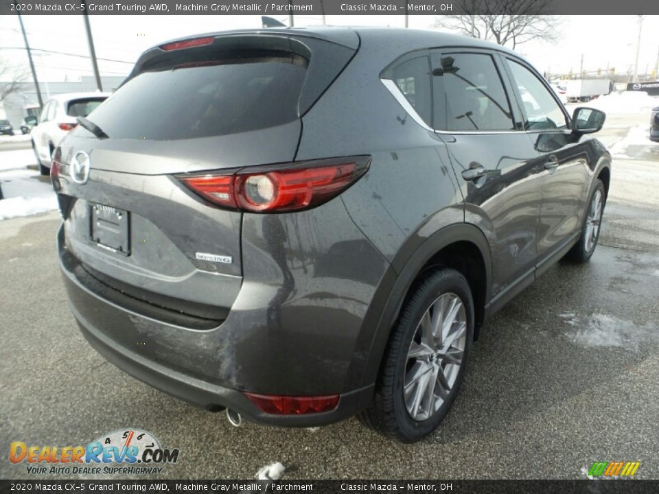 2020 Mazda CX-5 Grand Touring AWD Machine Gray Metallic / Parchment Photo #7