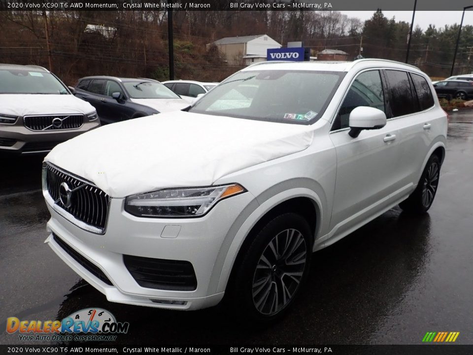 Crystal White Metallic 2020 Volvo XC90 T6 AWD Momentum Photo #5