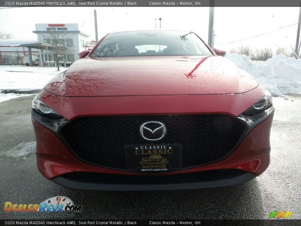 2020 Mazda MAZDA3 Hatchback AWD Soul Red Crystal Metallic / Black Photo #2