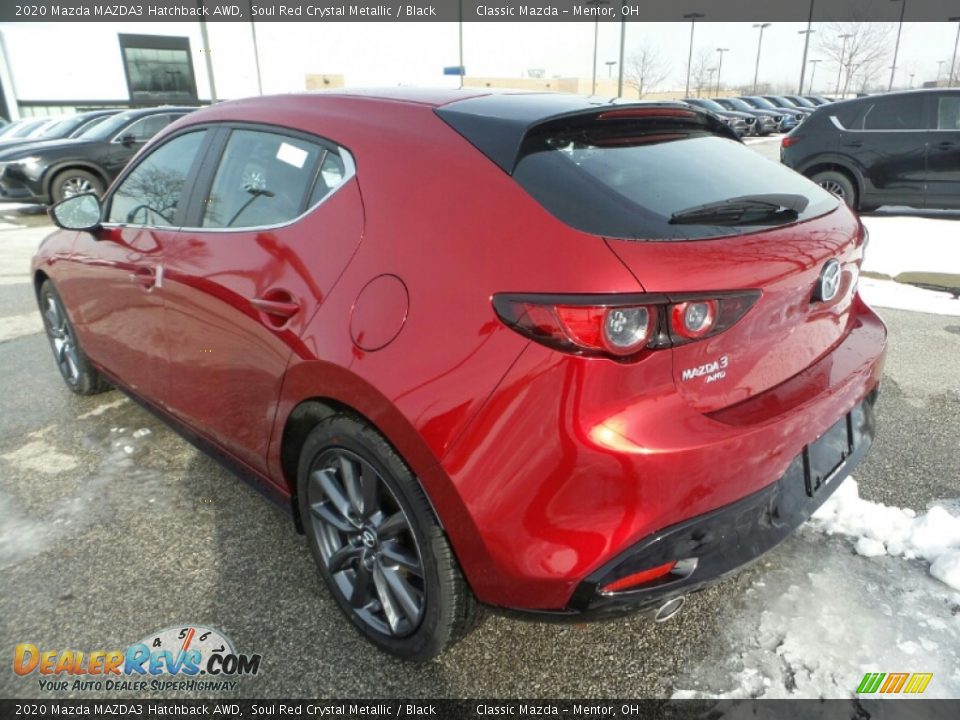 2020 Mazda MAZDA3 Hatchback AWD Soul Red Crystal Metallic / Black Photo #5