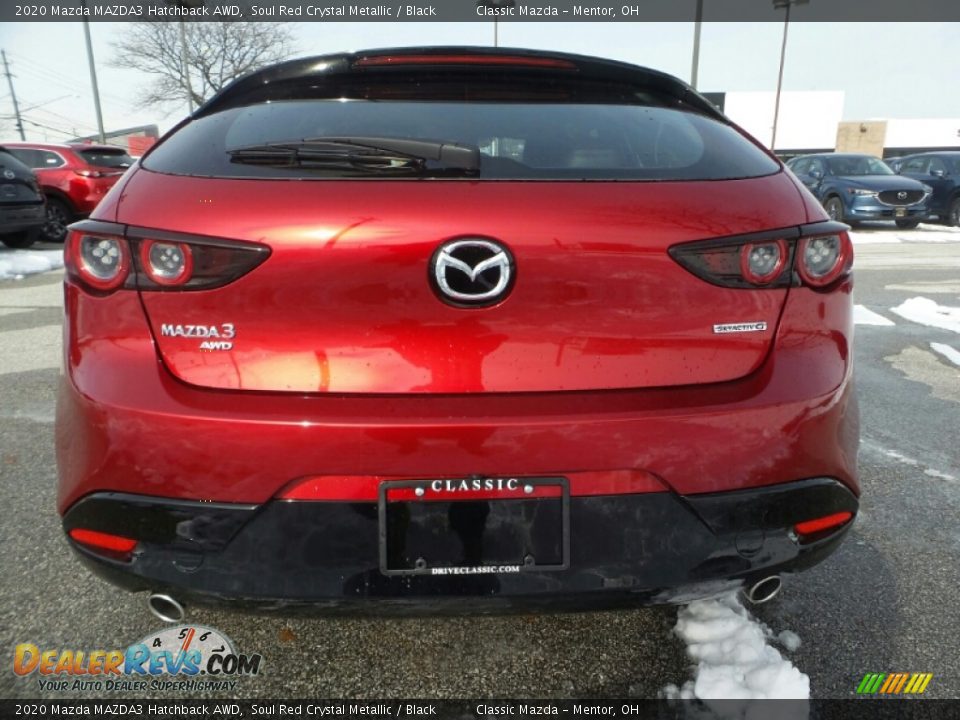 2020 Mazda MAZDA3 Hatchback AWD Soul Red Crystal Metallic / Black Photo #6
