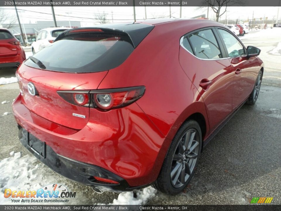 2020 Mazda MAZDA3 Hatchback AWD Soul Red Crystal Metallic / Black Photo #7