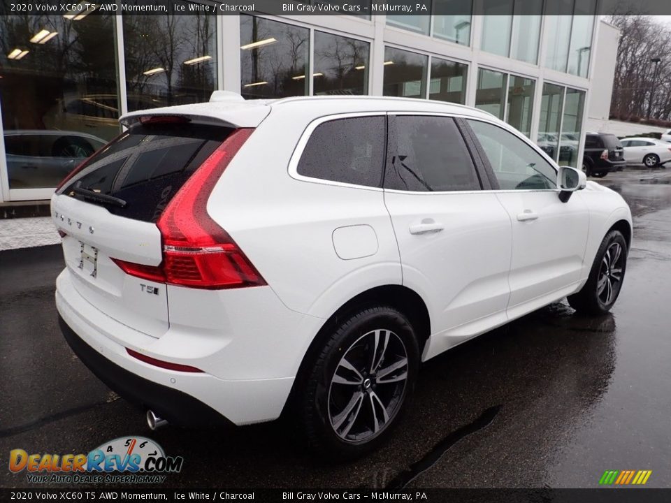 2020 Volvo XC60 T5 AWD Momentum Ice White / Charcoal Photo #2
