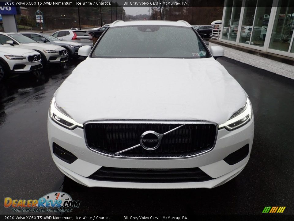 2020 Volvo XC60 T5 AWD Momentum Ice White / Charcoal Photo #6