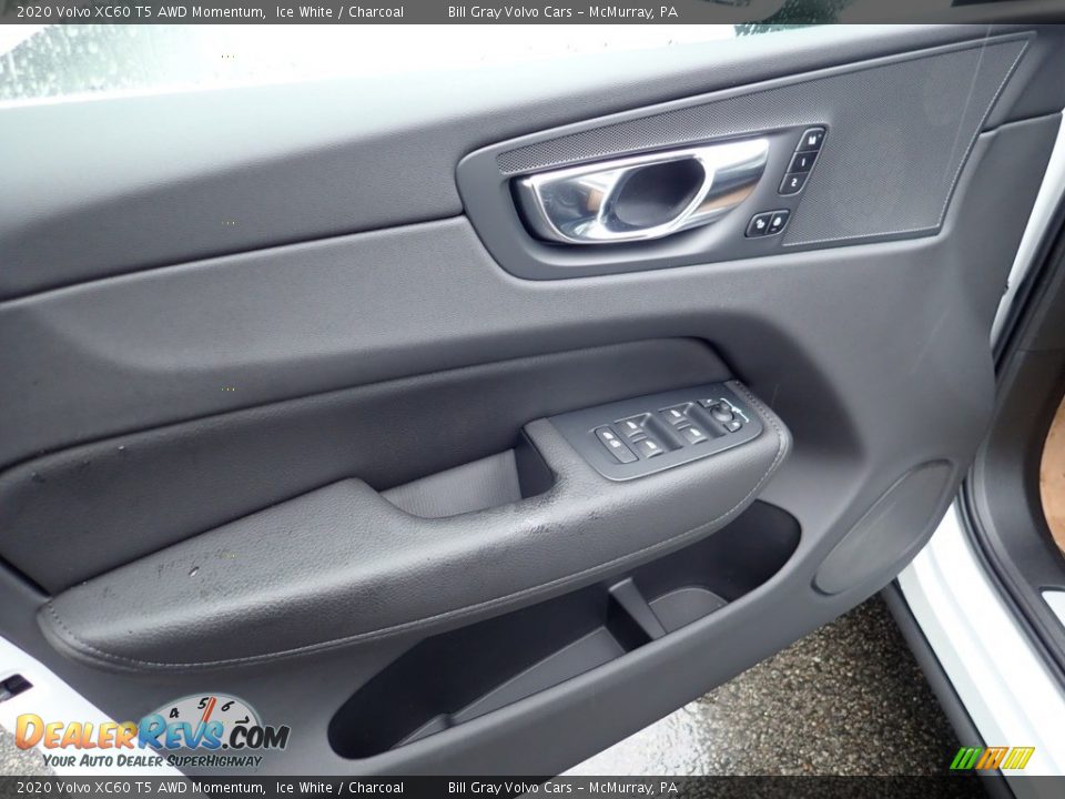 2020 Volvo XC60 T5 AWD Momentum Ice White / Charcoal Photo #10