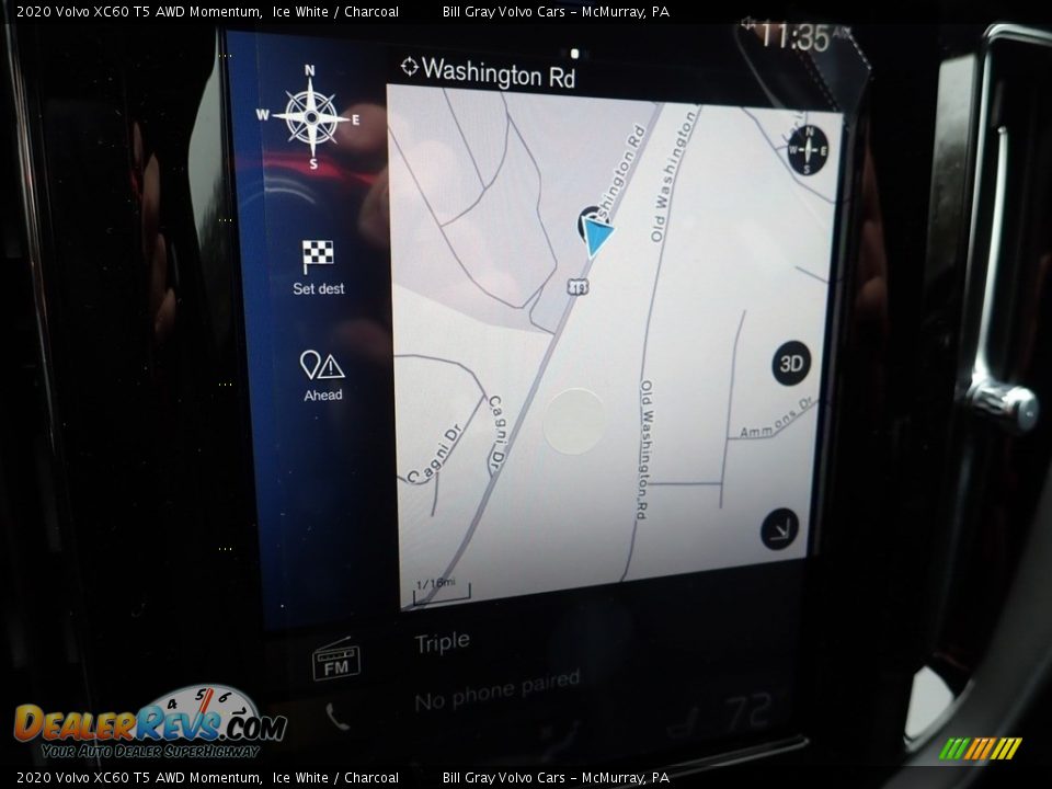 2020 Volvo XC60 T5 AWD Momentum Ice White / Charcoal Photo #13